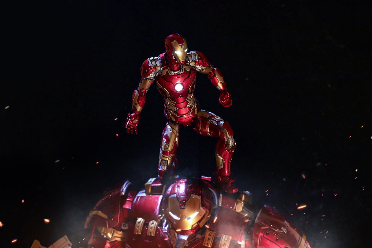模型拍摄钢铁侠mk43mk44