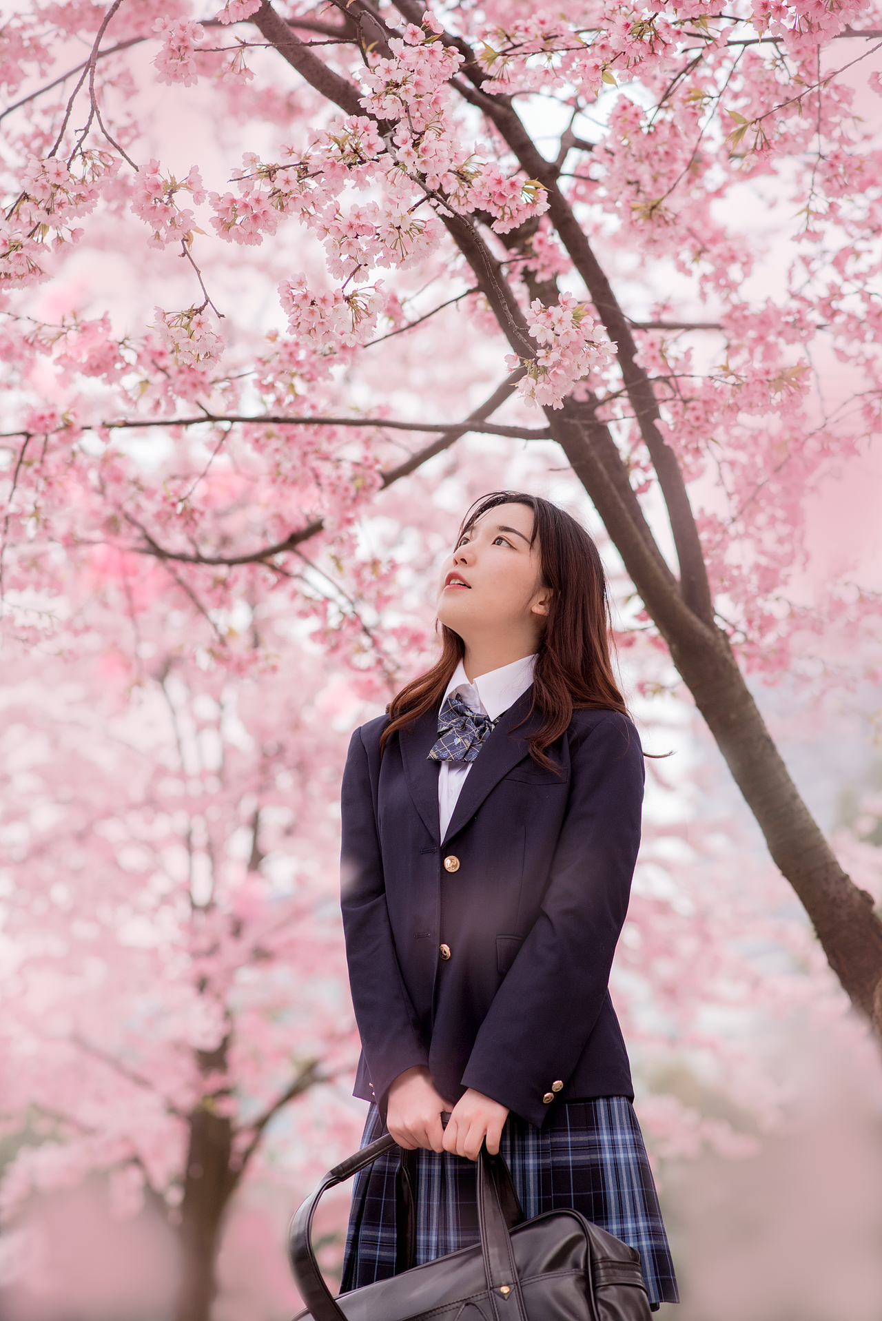 樱花jk制服（图ZMTUwMTg3NDM2） - 人像摄影 - 站酷设计师荮桑不是药桑原创素材 - 站酷ZCOOL