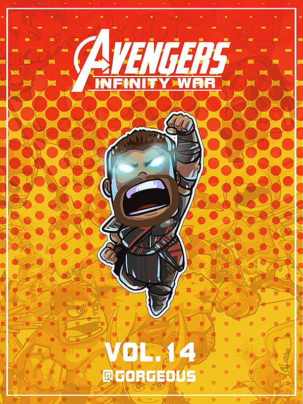 《复仇者联盟：无限战争》 系列二（图ZMTE0MTEwMDMy） - 商业插画 - 站酷设计师GORGEOUS_高三欠原创素材 - 站酷ZCOOL