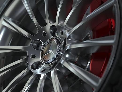 Mercedes-Benz C4D临摹作品 octane
