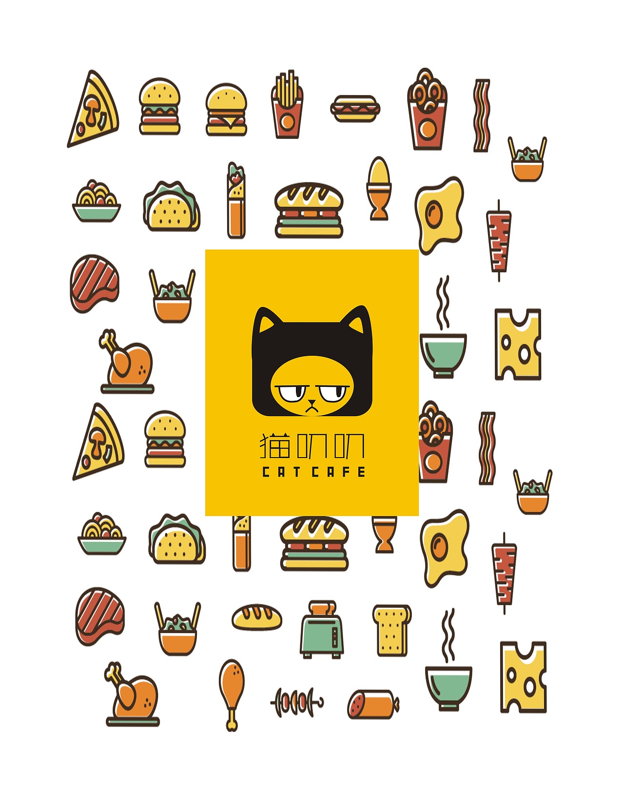 “猫叨叨”咖啡包装