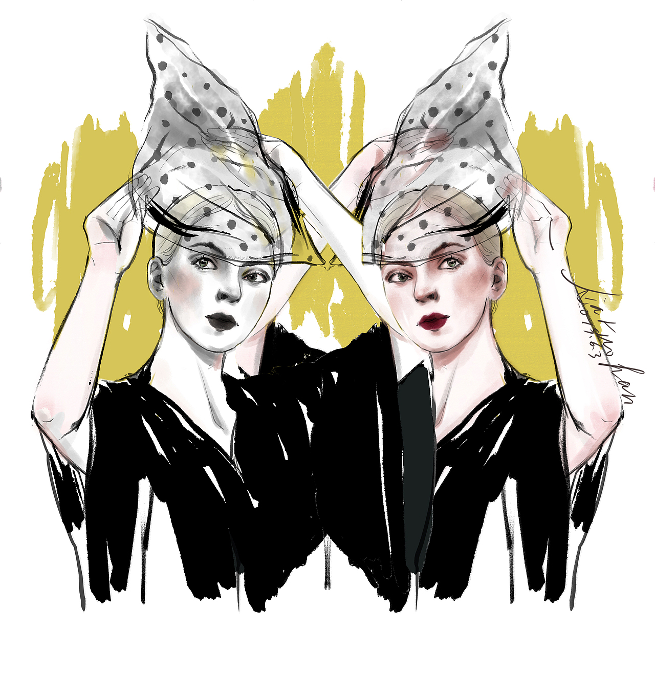 杀死伊芙时装画