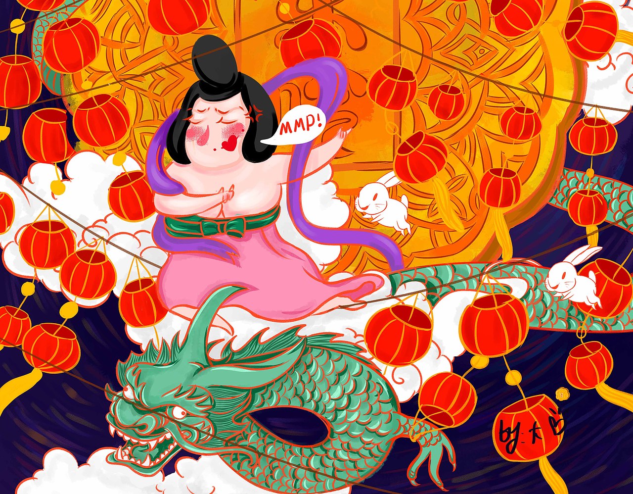 中秋节插画设计