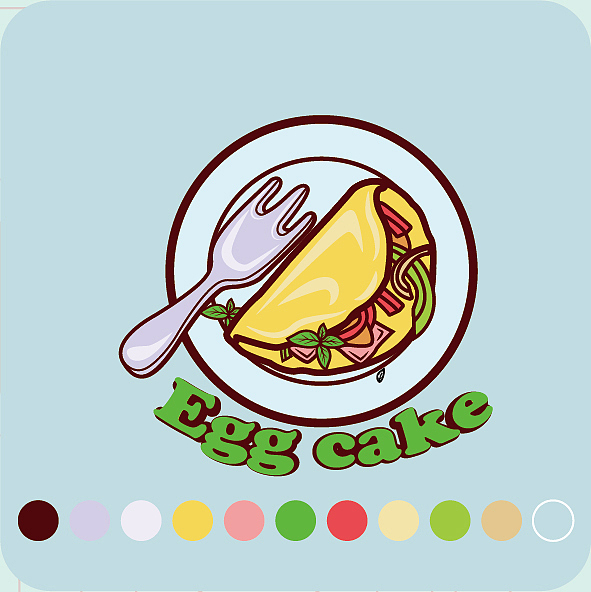 Ai美食插画