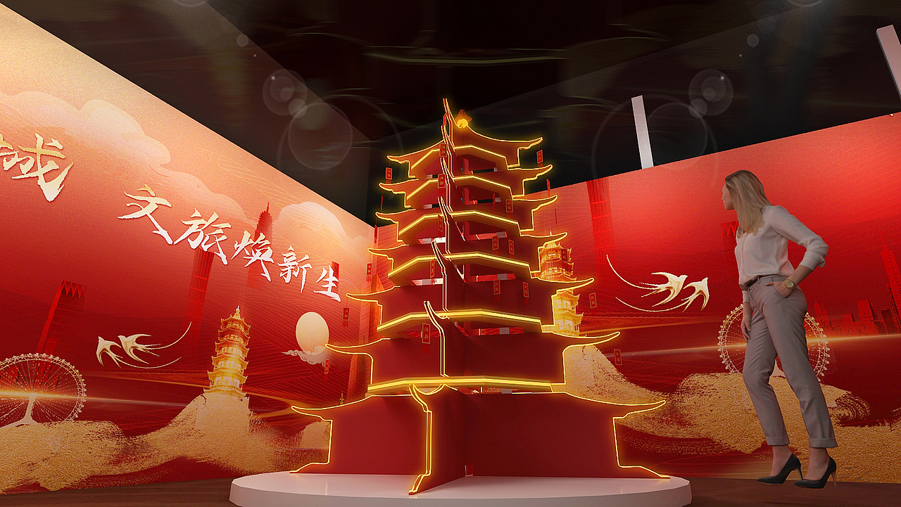 历史文化街区招商活动全案设计效果（图ZMjY5MTgyMDky） - 场景 - 站酷设计师蓝LANT原创素材 - 站酷ZCOOL