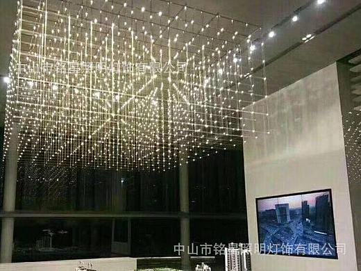 售楼处满天星吊饰  铭星灯饰  专业定制
