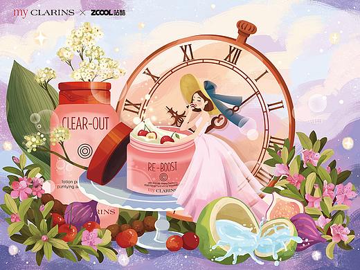 # my CLARINS 寻找天然好食肌 #