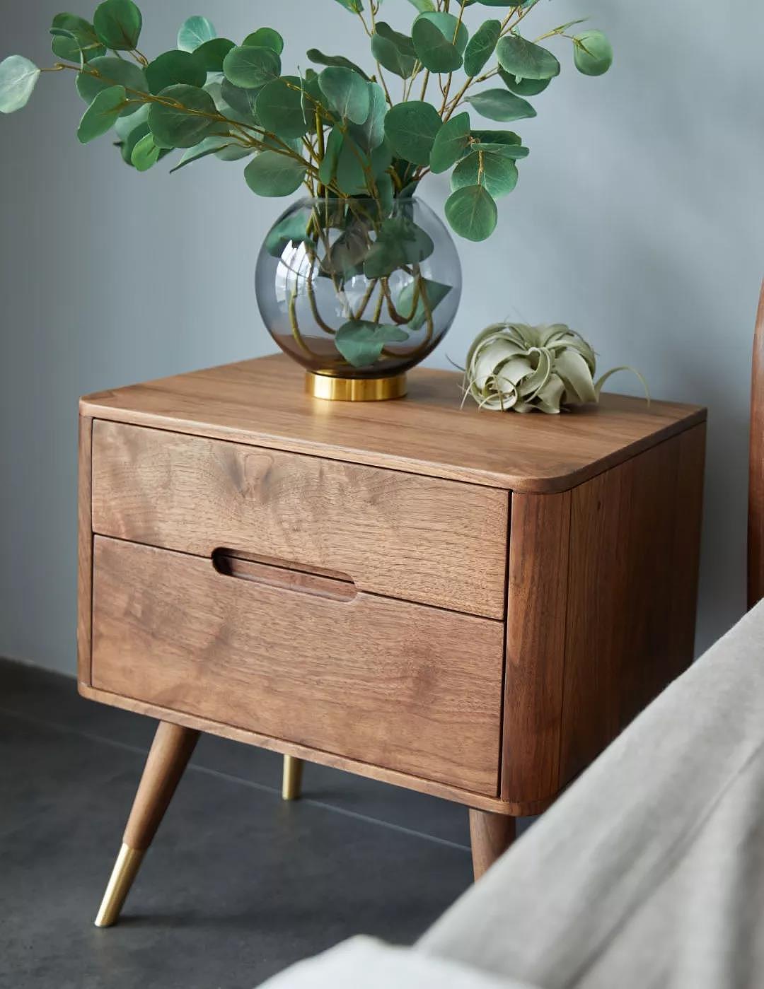简易床头柜全木质现代简约卧室储物收纳柜床头置物网红床边小柜子-阿里巴巴