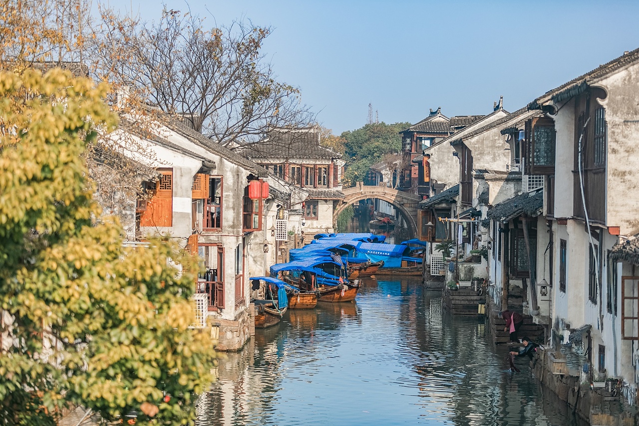 苏州周庄古镇秋日景色（图ZMjMwNDk1NDk2） - 风光摄影 - 站酷设计师延长线_31原创素材 - 站酷ZCOOL