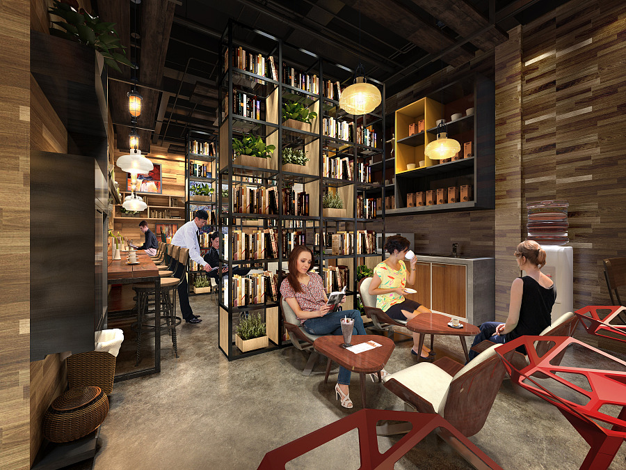 原创作品:咖啡吧设计