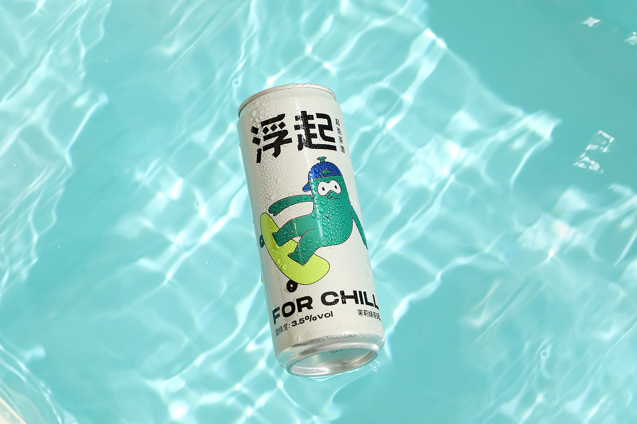 FOR CHILL 浮起 起泡茶酒 Packaging Design（图ZMjYwOTk5NTA0） - 包装 - 站酷设计师lowkeydesign原创素材 - 站酷ZCOOL