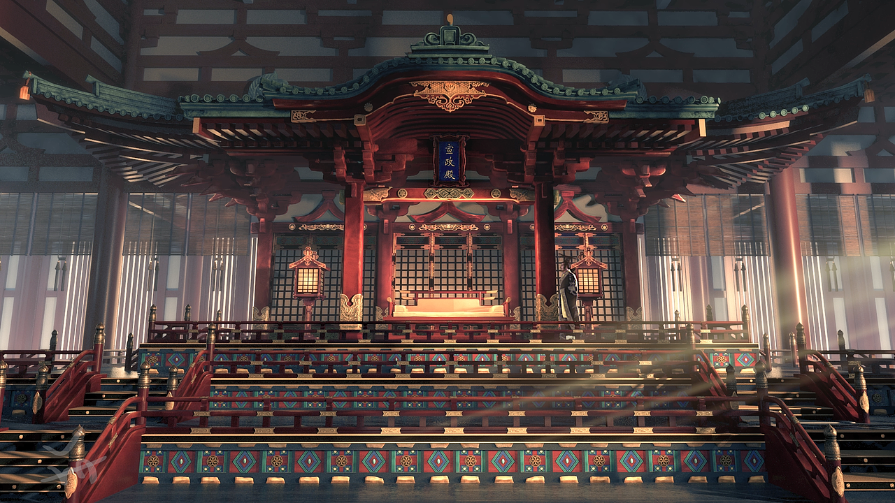 宫殿|三维|场景|碎片儿时间_原创作品-站酷zcool