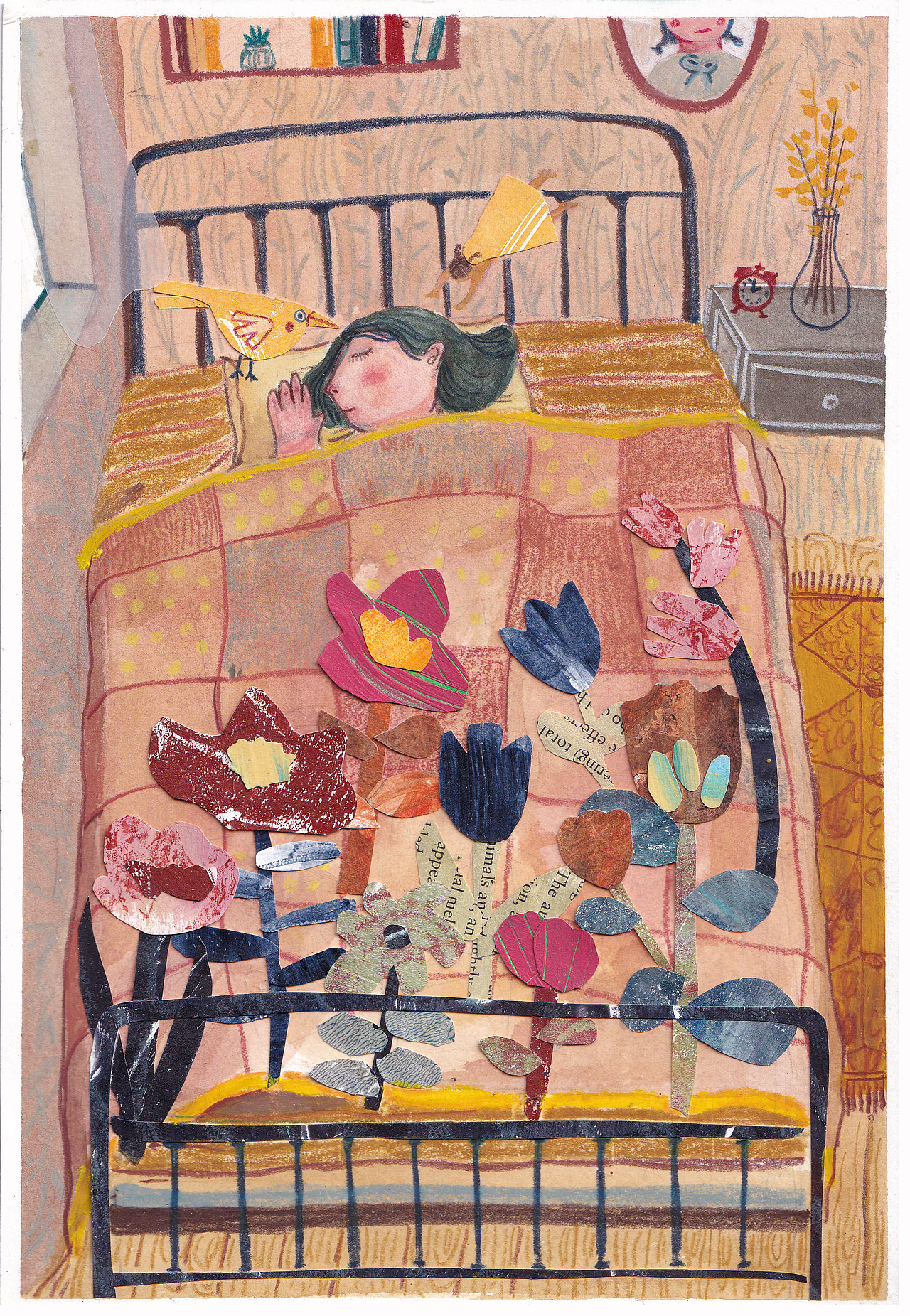 综合媒介插画 Mix media illustration（图ZMjIwOTIzMDk2） - 创作习作 - 站酷设计师唆麻饼干原创素材 - 站酷ZCOOL