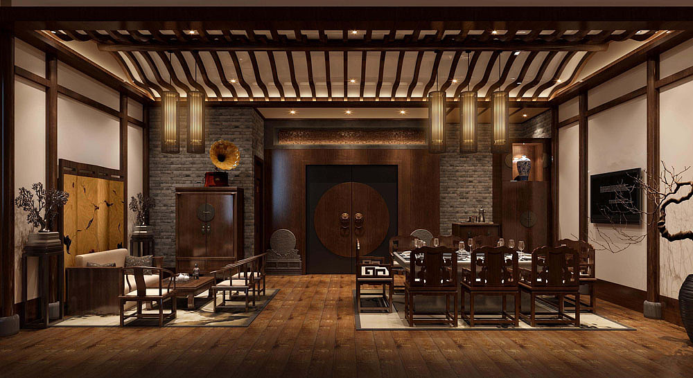 问鼎中餐厅成都中餐厅设计丨成都中餐厅装修