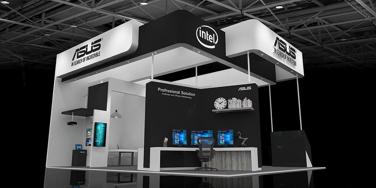 华硕展会|三维|场景|柠檬之恋 - 原创作品 - 站酷 (zcool)