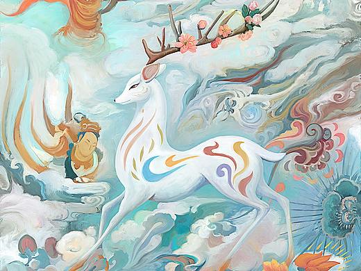 动物系列装饰画-Vol.06 [月光森林]