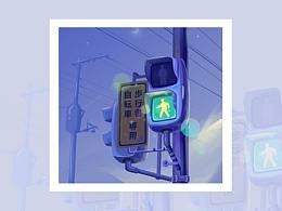 风景照片【插画】练习