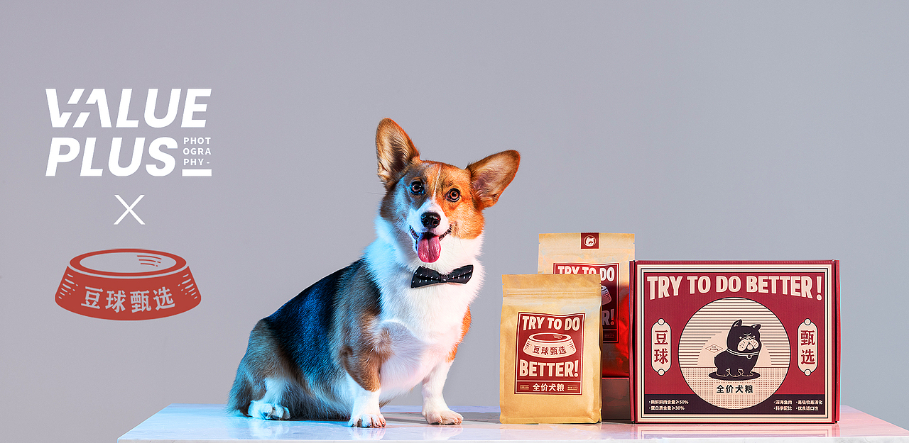 豆球甄选狗粮设计+拍摄