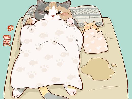 画猫的一千零七十七天，我尿床了怎么了？