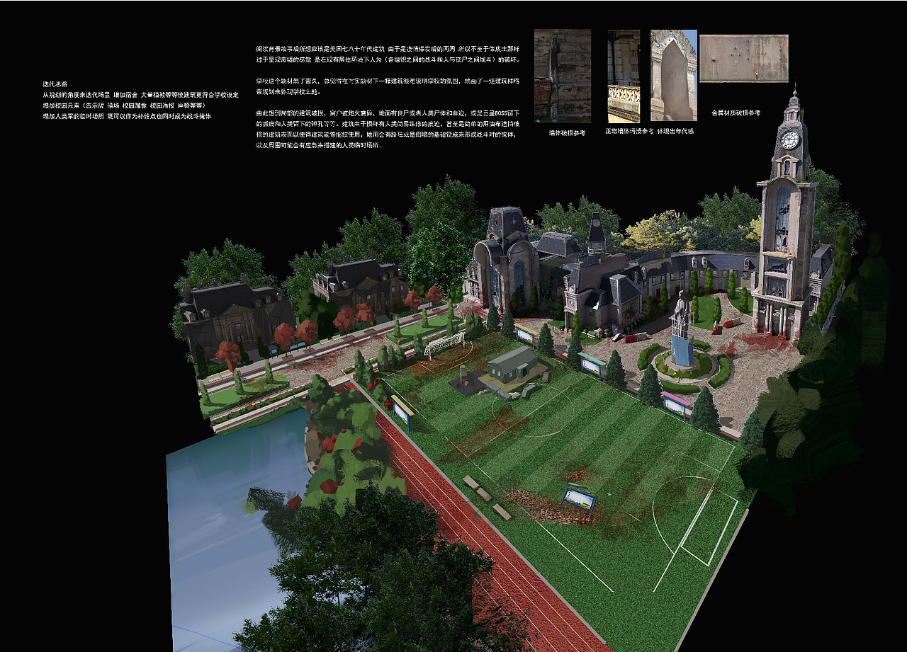 现代末日学校（图ZMjA3NzU0NzMy） - 游戏原画 - 站酷设计师Sr_胖胖原创素材 - 站酷ZCOOL