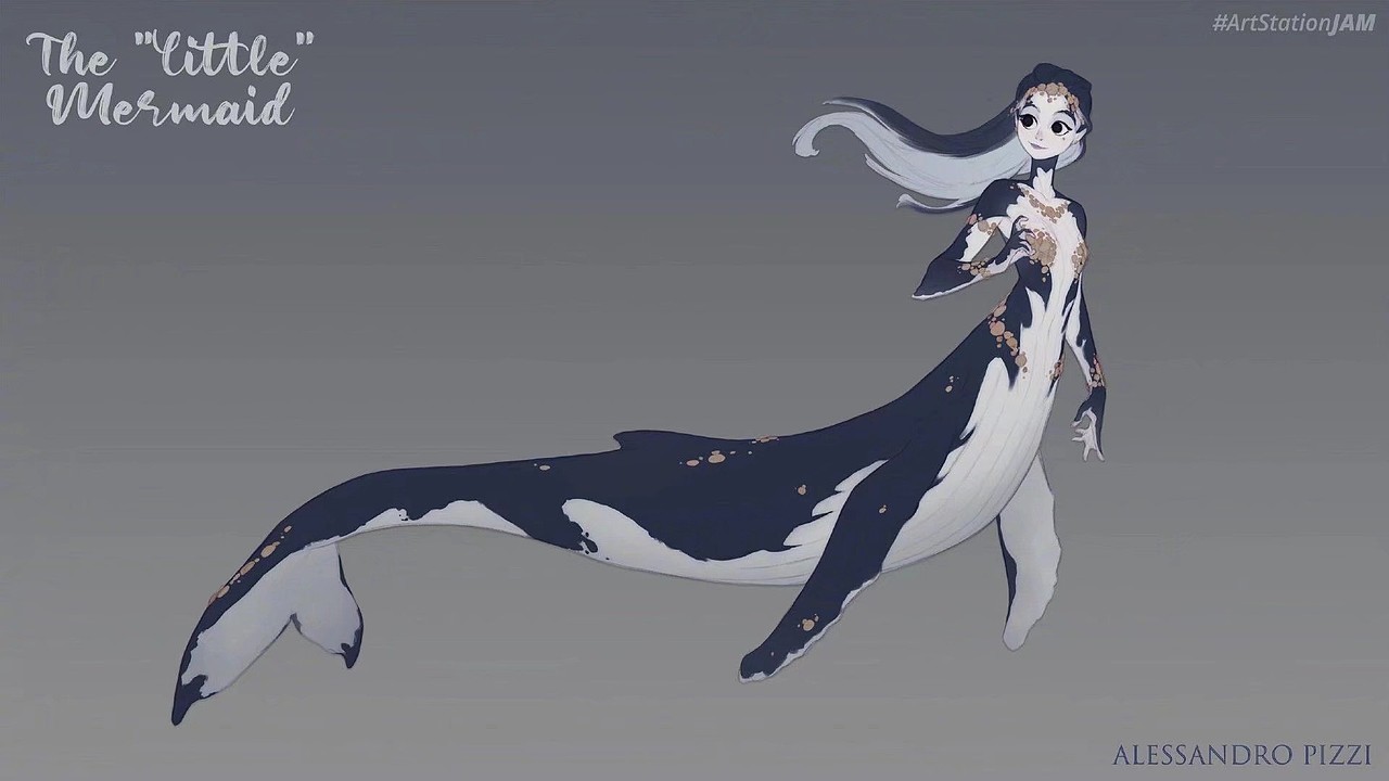 "小美人鱼"(鲸人版)