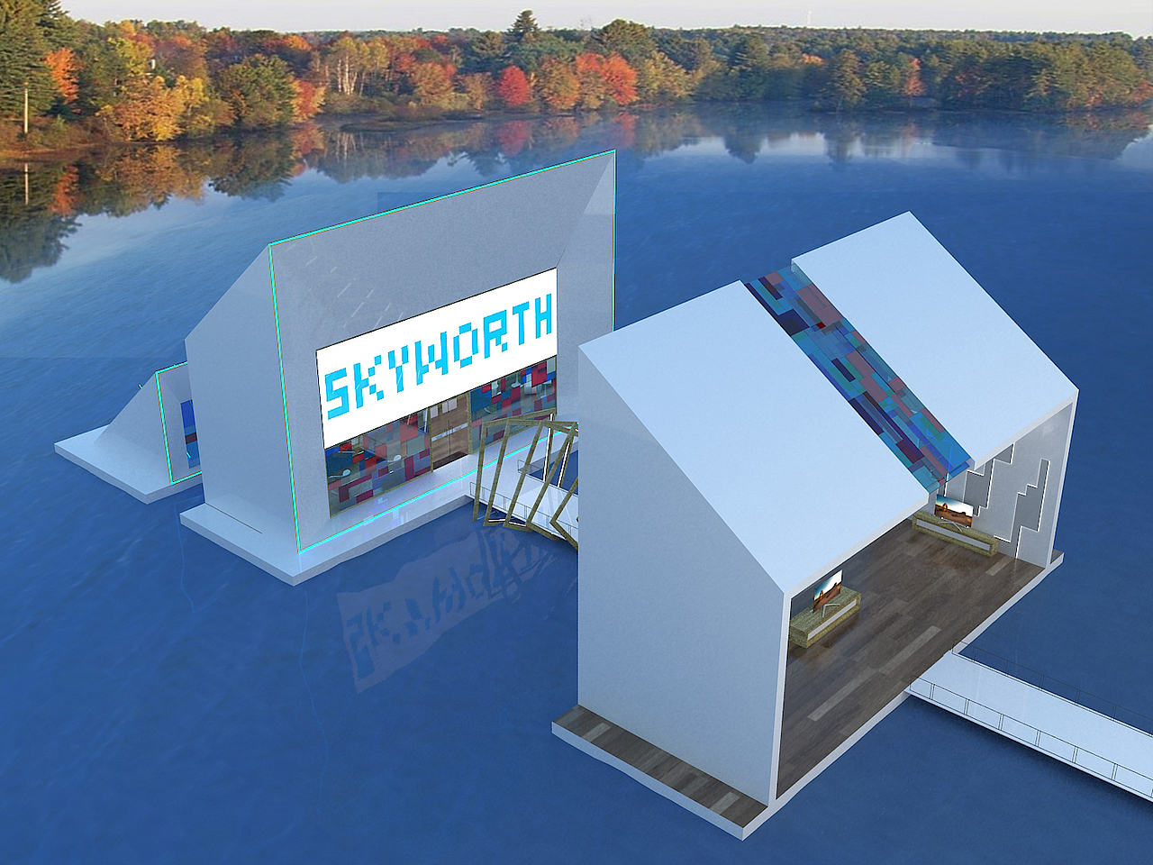 创维电视专卖店（图ZNzc1MzE5NDQ=） - 展陈设计 - 站酷设计师professorchong原创素材 - 站酷ZCOOL