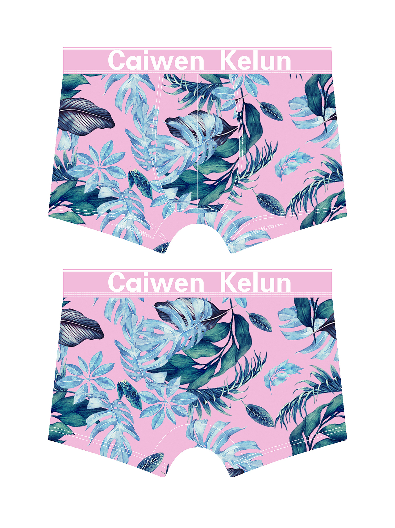 男士内裤图案设计印花