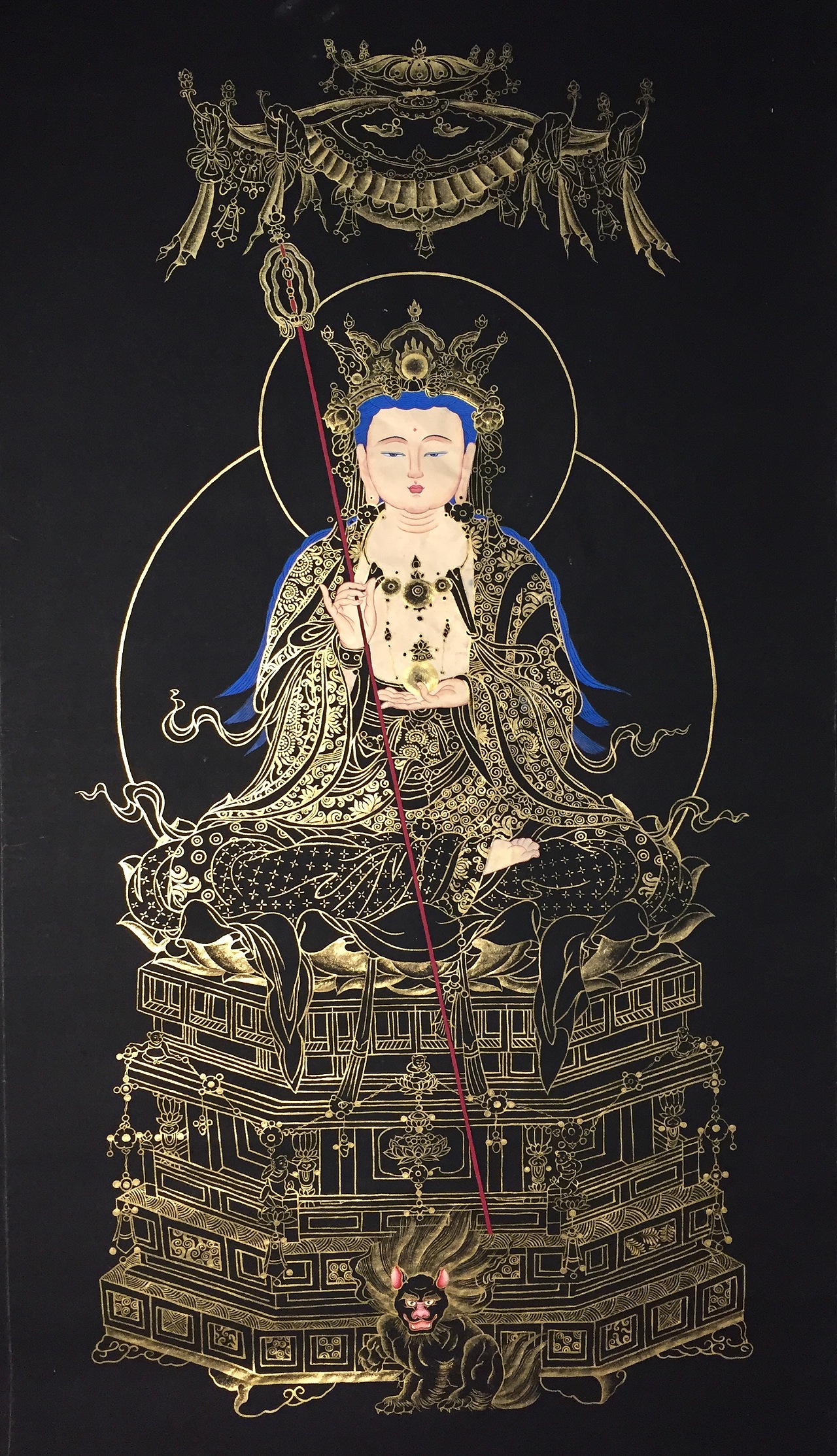 佛像地藏菩萨天人相