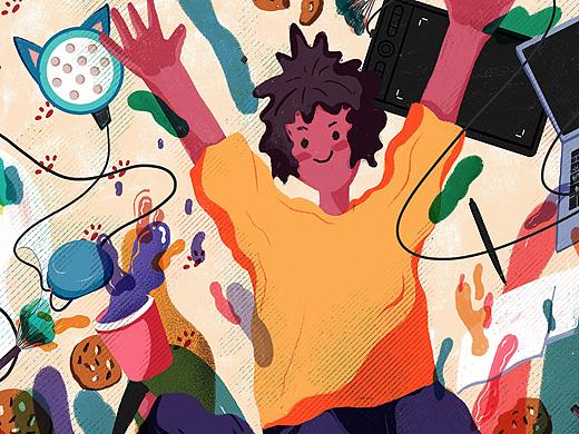 生活妙不可言～（个人主页-ZNDA3MzkwOTY=） - 创作习作 - 站酷设计师小心半夜蚊子咬原创素材 - 站酷ZCOOL