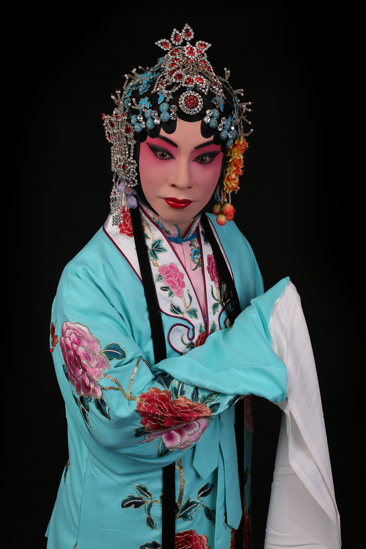 京剧旦角化妆我的京剧照戏曲艺术