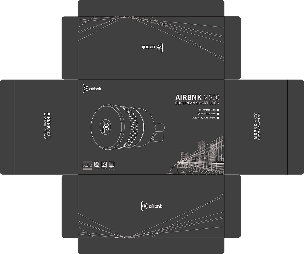 智能锁包装盒（图ZMTgyMDY1NDUy） - 电子产品 - 站酷设计师张好甜Aubrey原创素材 - 站酷ZCOOL