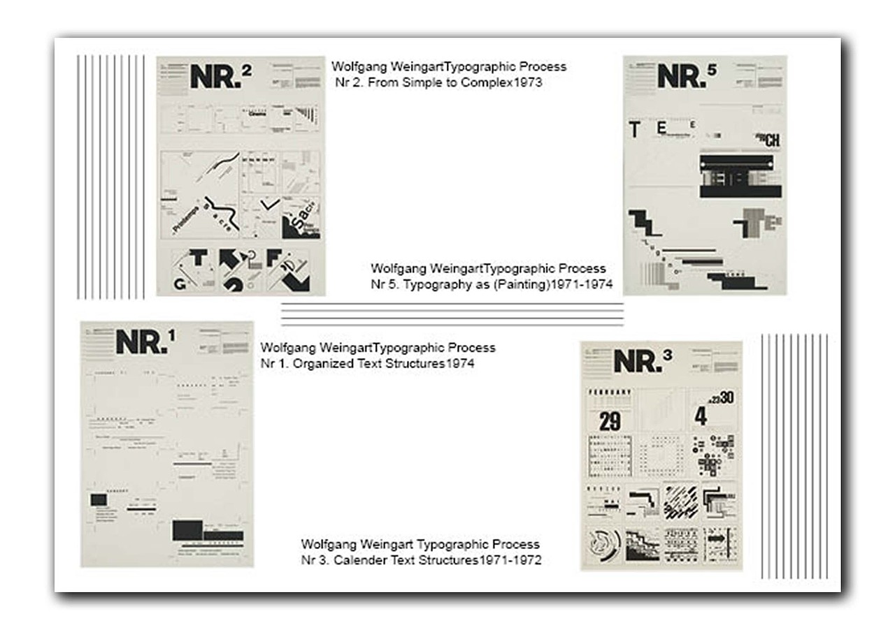 Font Fantasy Tour of Wolfgang Weingart