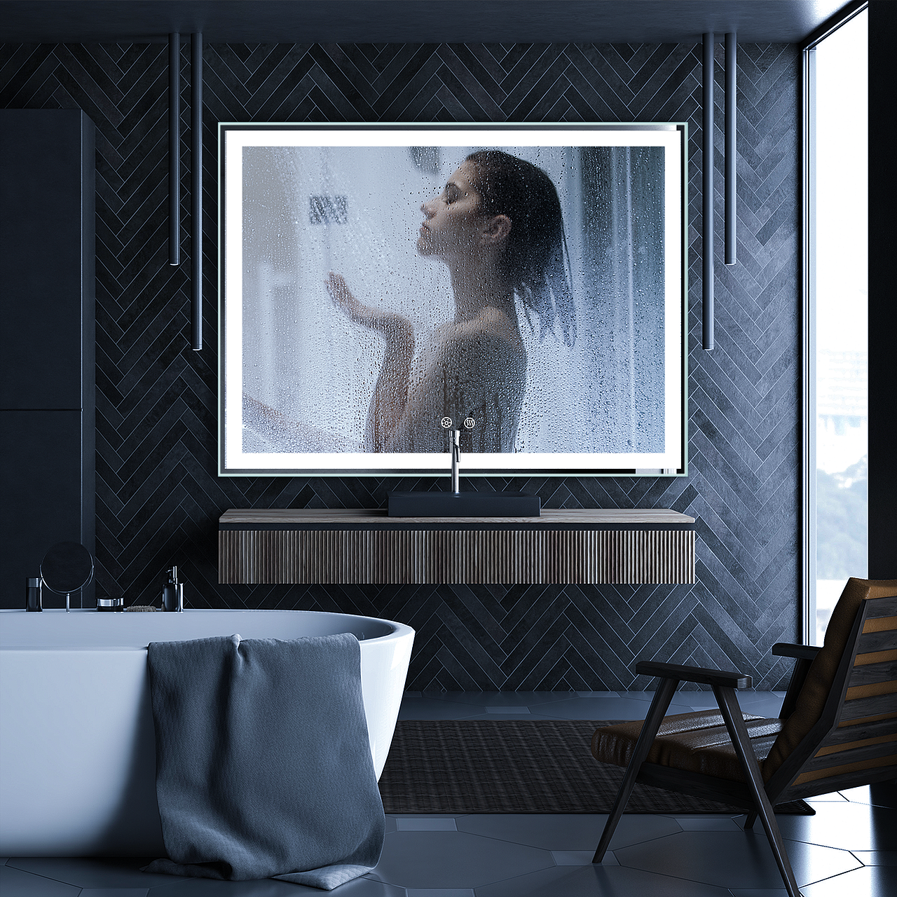 浴室镜/化妆镜（图ZMjg5ODg1MDAw） - 电商 - 站酷设计师南风多雾露原创素材 - 站酷ZCOOL