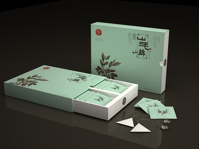 高档茶叶金楼阁茶叶VI品牌全套设计——直线广告