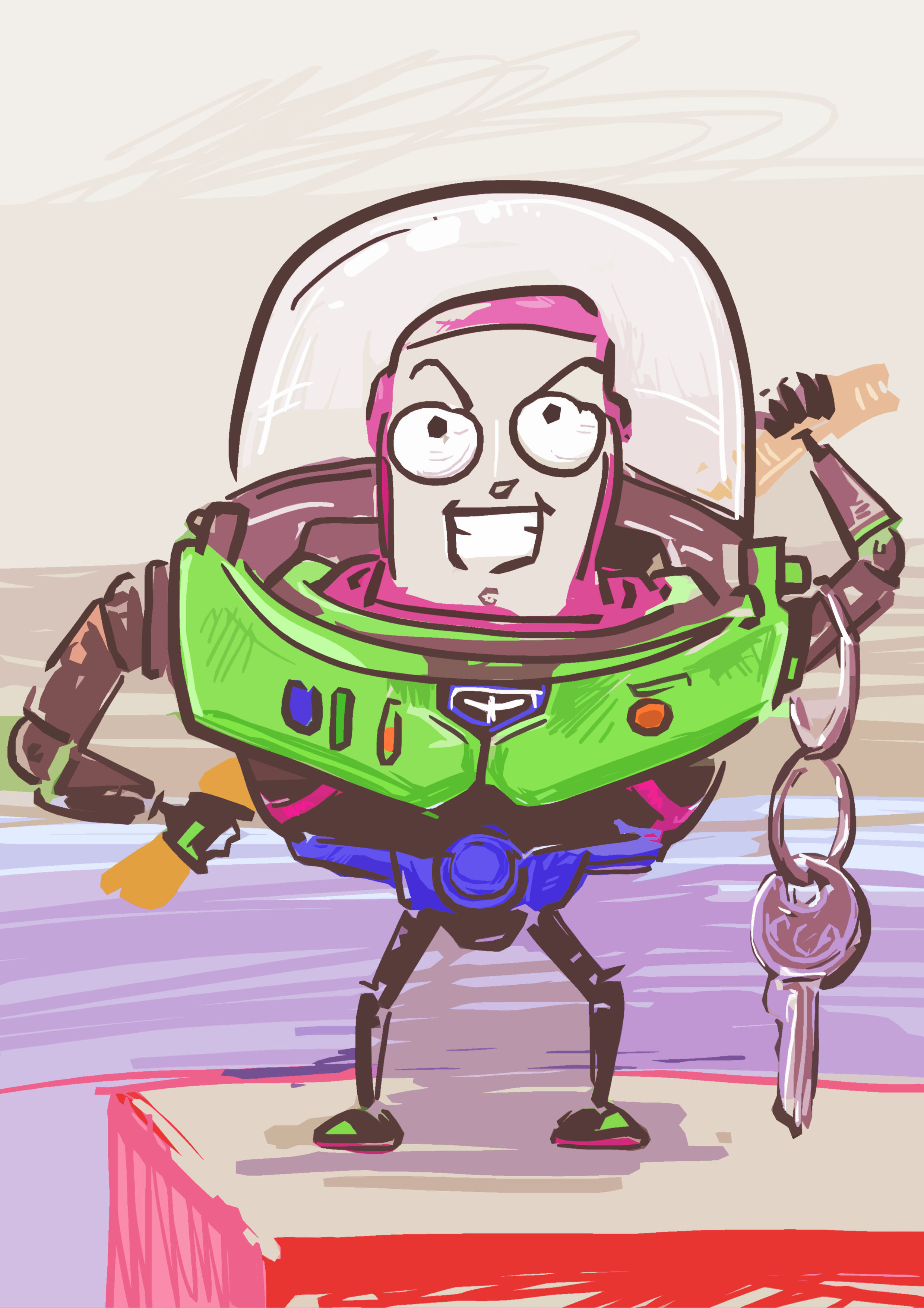 巴斯光年|插画|涂鸦/潮流|9523 - 原创作品 - 站酷 (zcool)