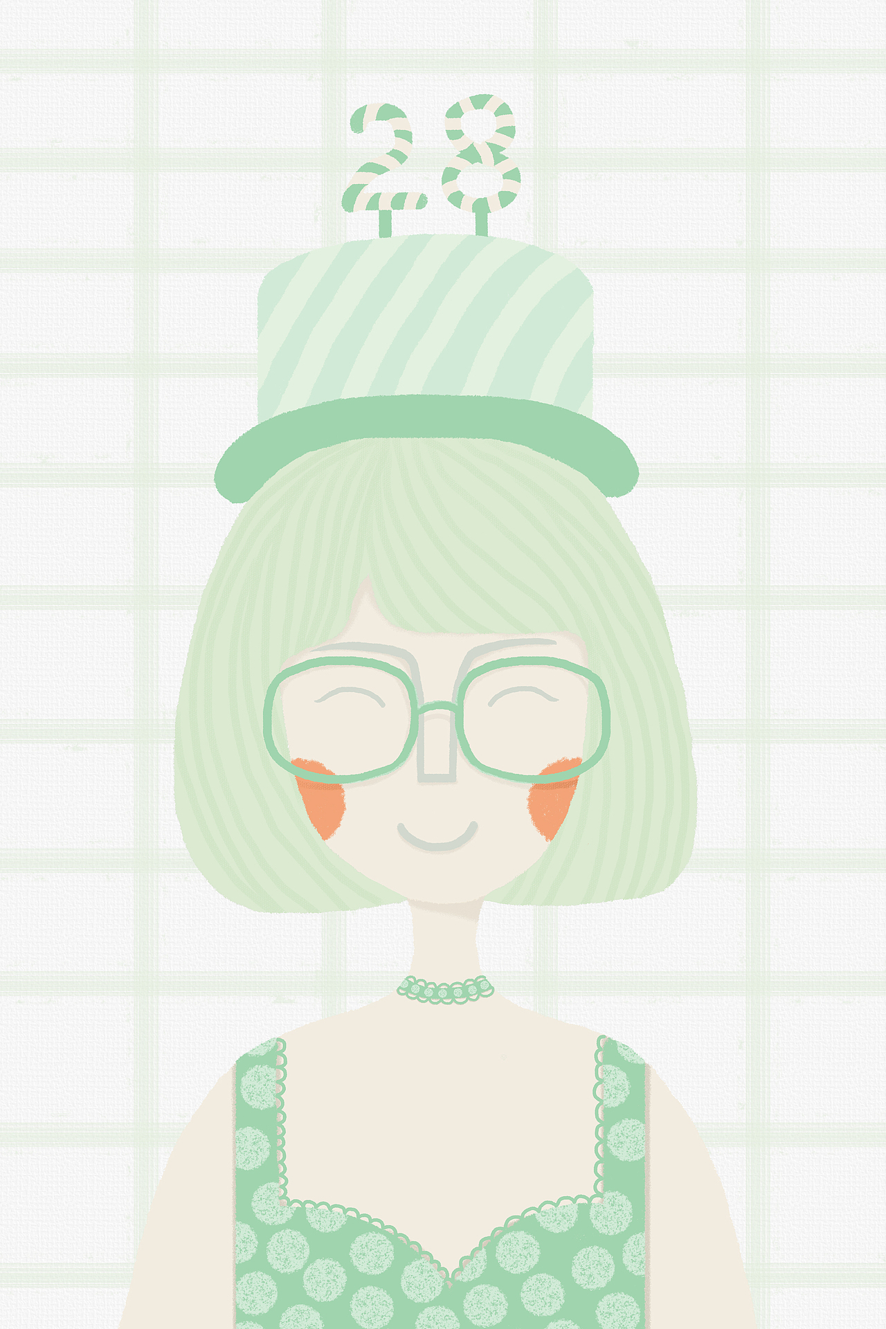 28岁未成年 | 祝自己生日快乐|插画|创作习作|业小浪90_原创作品-站酷