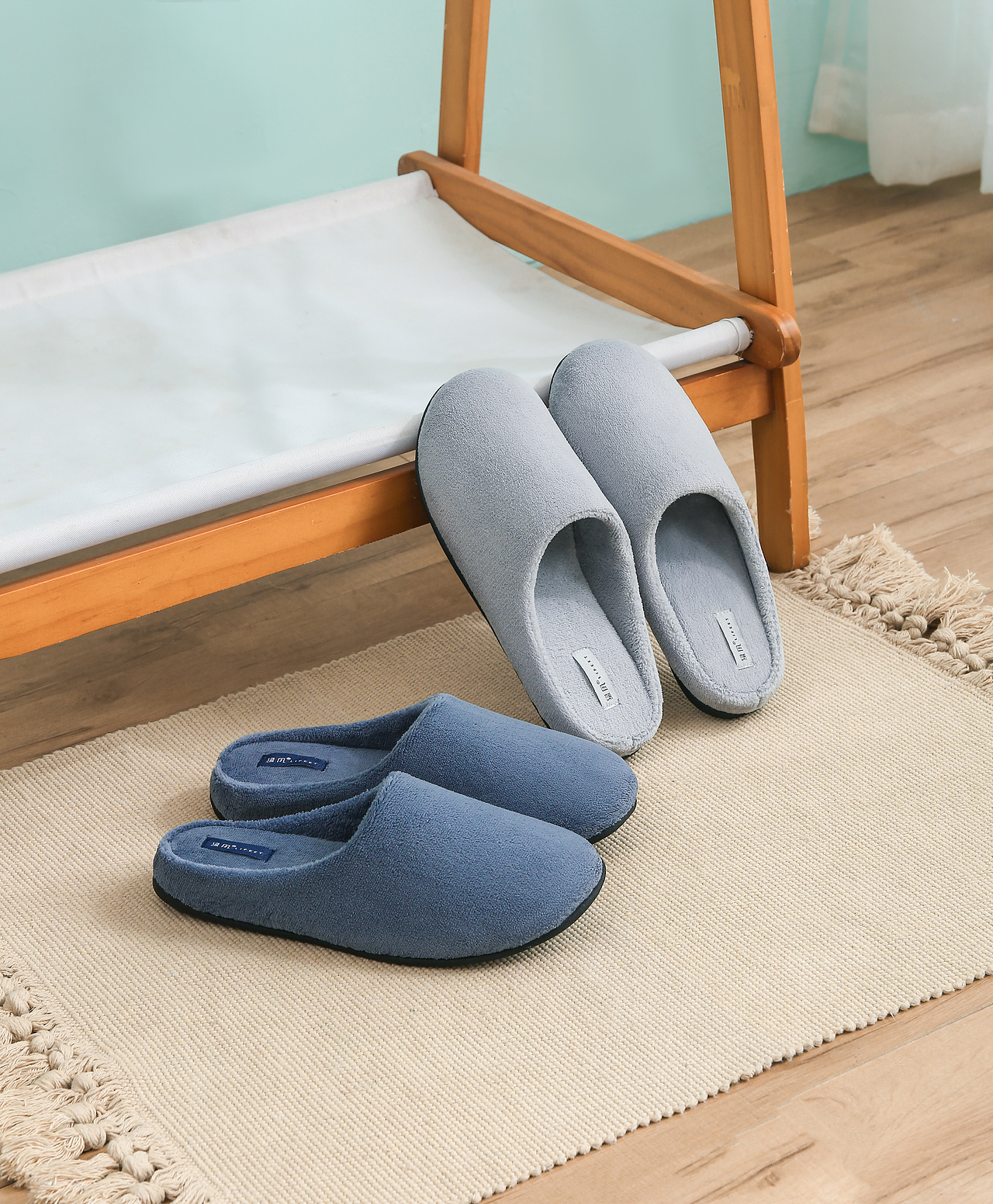 日系北欧家居风格棉拖鞋朴西风格地板拖鞋拍摄（图ZMjE0NjYzMjAw） - 产品摄影 - 站酷设计师ZRVISION原创素材 - 站酷ZCOOL