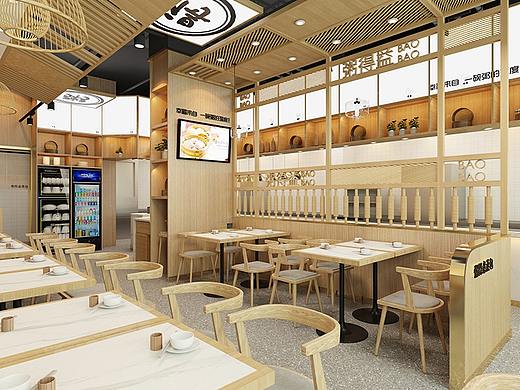 淄博包子快餐店面馆粥铺餐饮设计与装修公司