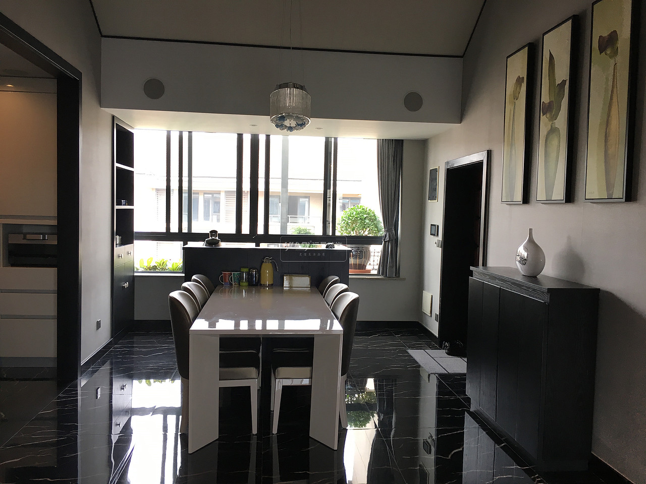 重庆江北别墅洋房装修公司-保利江上明珠现代风格装修