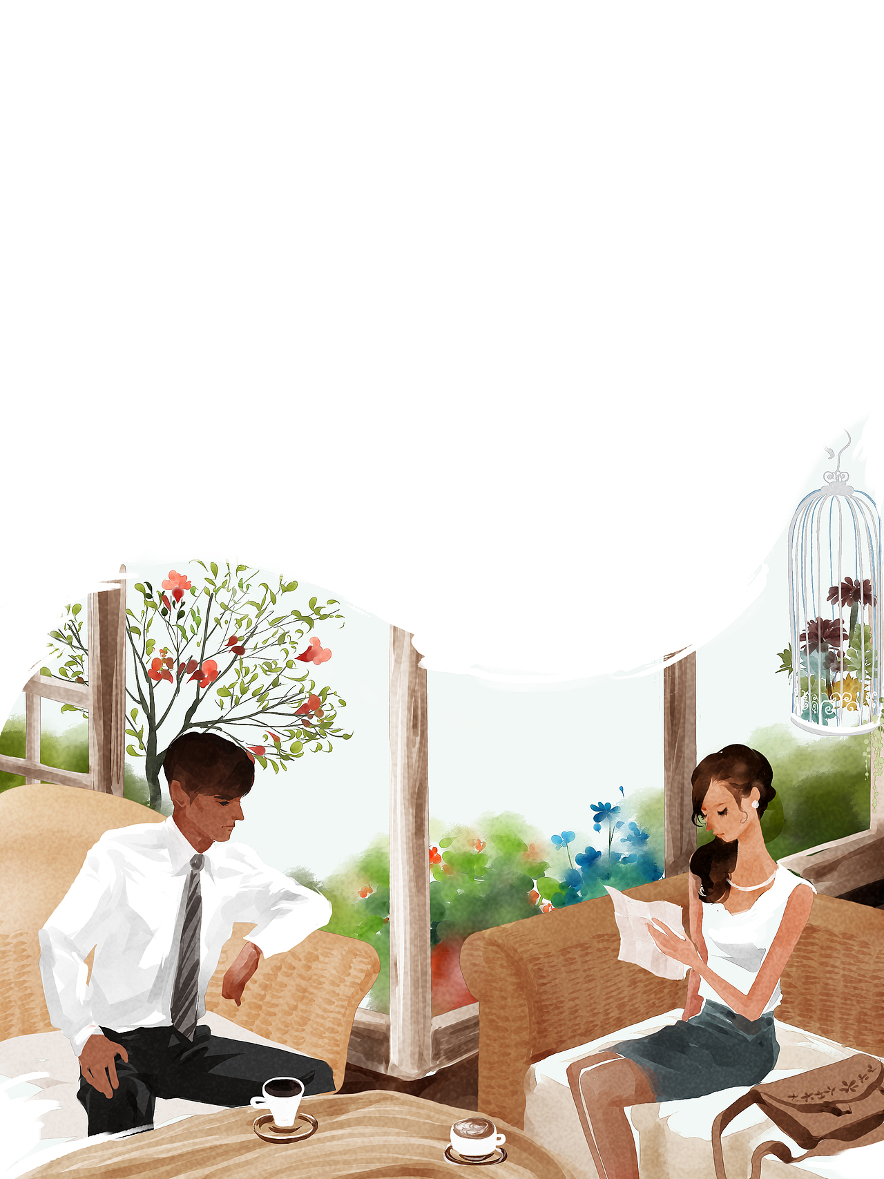 《女友》小说栏目插图