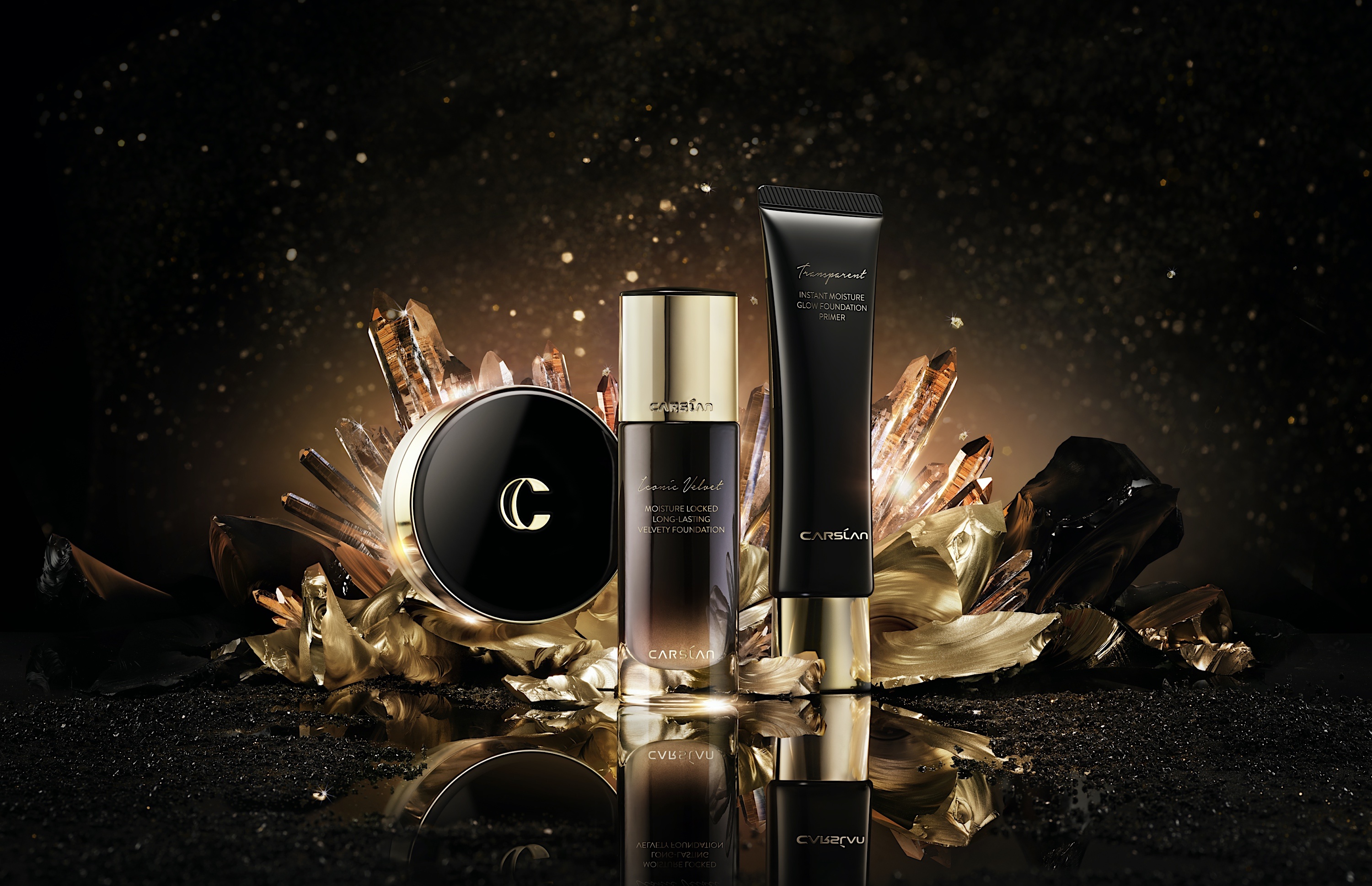 卡姿兰黑金奢曜底妆家族系列