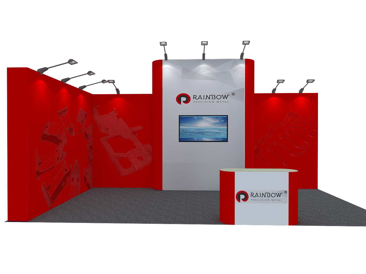 便携铝合金展架，绿色环保DIY展台搭建，百变重复使用（图ZMjAxMzUwMzky） - 展陈设计 - 站酷设计师e33便携式展位原创素材 - 站酷ZCOOL