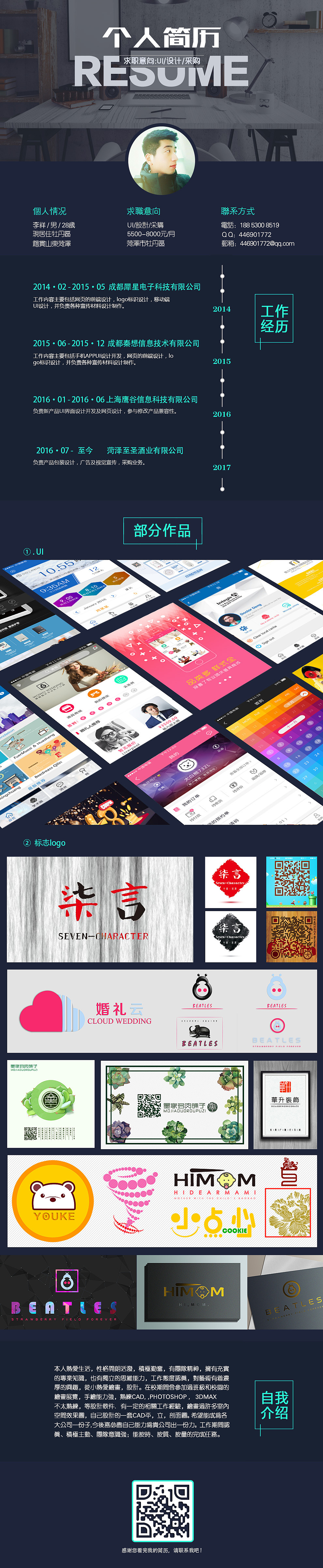 简历招贴画（图ZNzE2OTUyMjg=） - 其他平面 - 站酷设计师艺莹原创素材 - 站酷ZCOOL