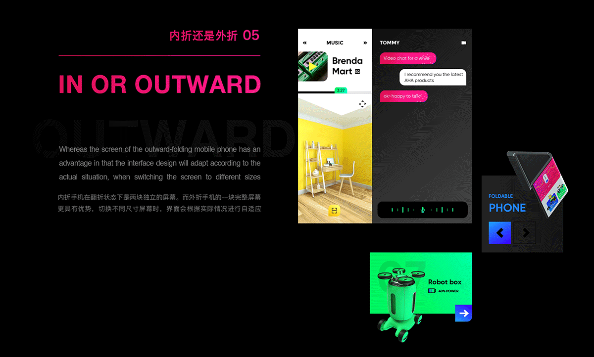 华为折叠手机概念APP(图ZMTY5NDE5MjA4) - APP界面 - 站酷设计师哇过过原创素材 - 站酷ZCOOL