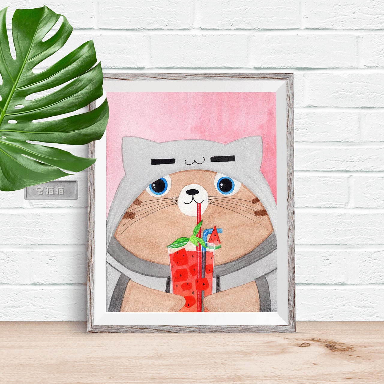 抱一抱小萌猫/吃瓜系列（图ZMTI4ODAxOTY4） - 艺术插画 - 站酷设计师Zmomo宅猫猫原创素材 - 站酷ZCOOL