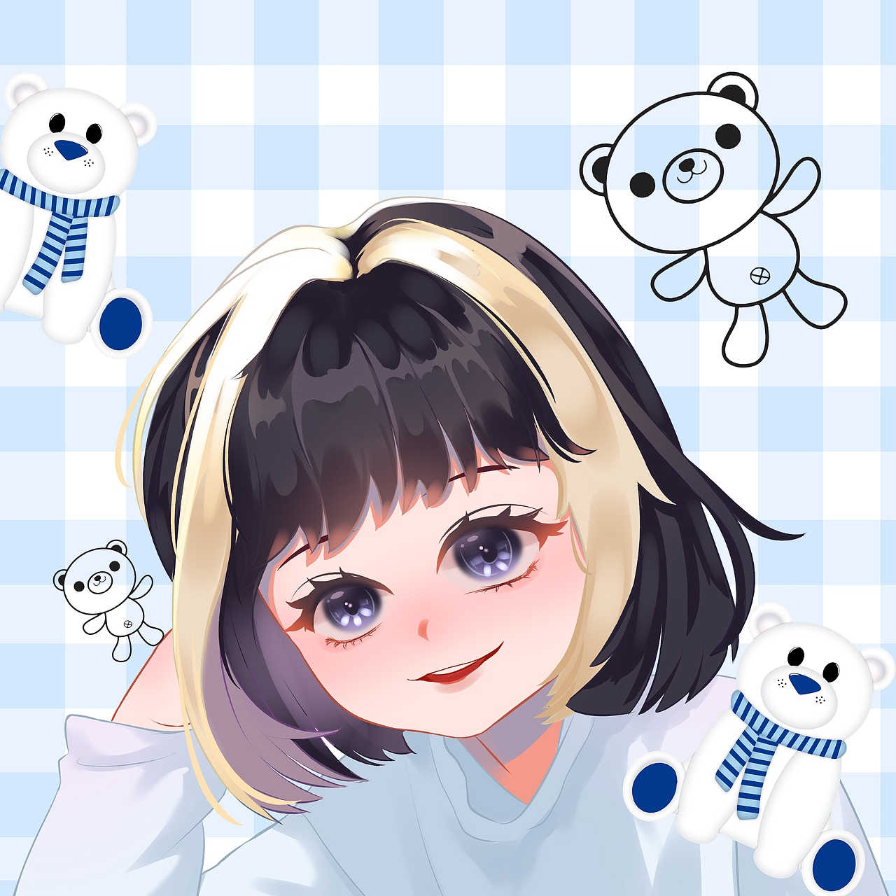 头像（图ZMjYxNTg3NzEy） - 创作习作 - 站酷设计师小杏鸭原创素材 - 站酷ZCOOL