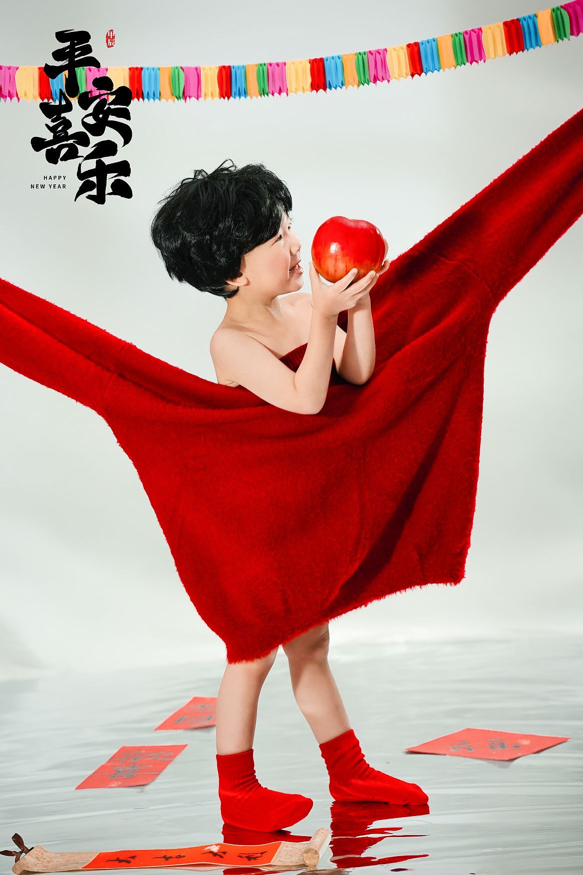 龙年大吉儿童写真（图ZMzU4Nzc2Mzcy） - 人像摄影 - 站酷设计师王西瓜爱摄影原创素材 - 站酷ZCOOL