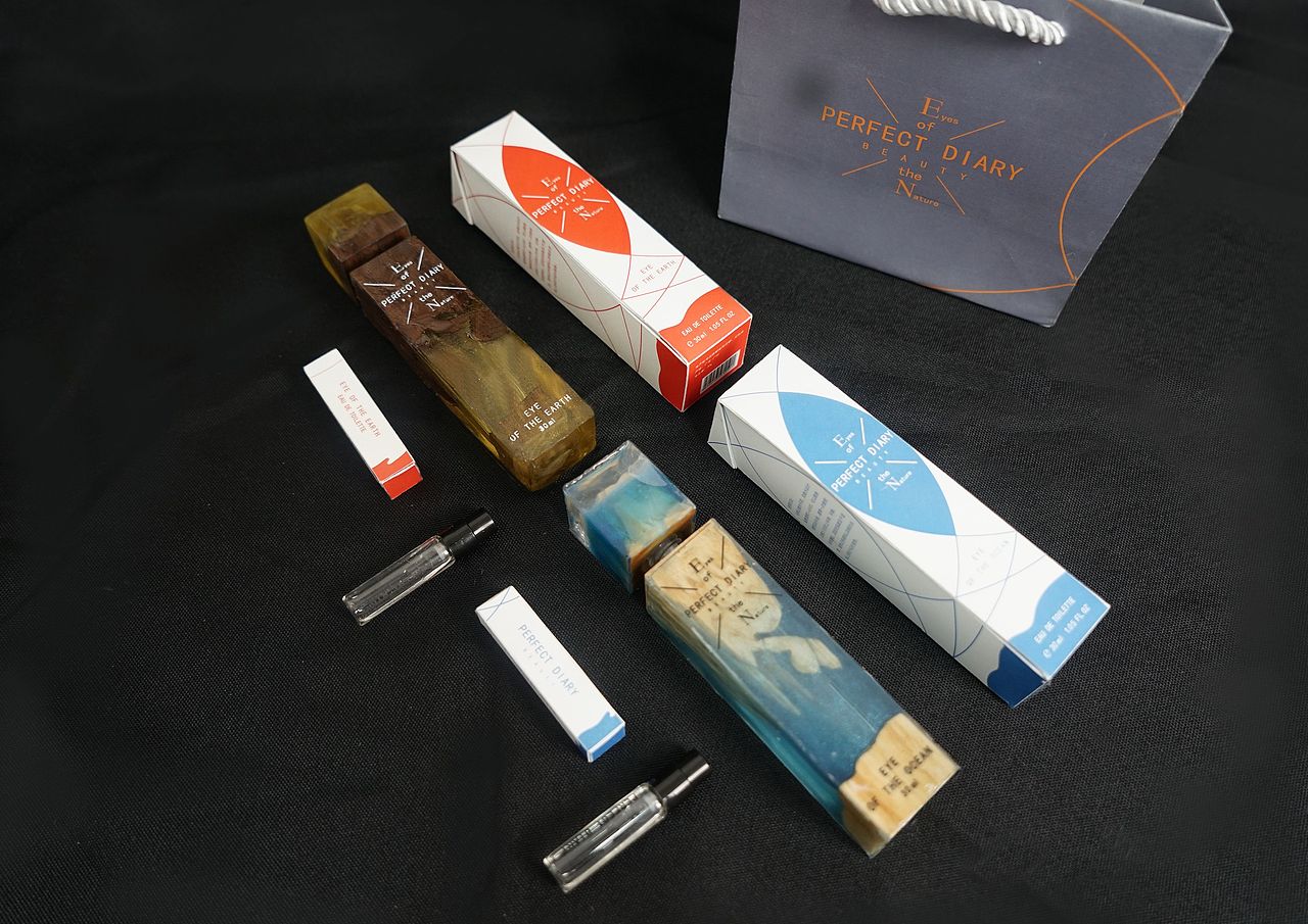 完美日记‘自然之眼’系列香水包装（图ZMTkxNzYzNzky） - 包装 - 站酷设计师咩啊鑫原创素材 - 站酷ZCOOL
