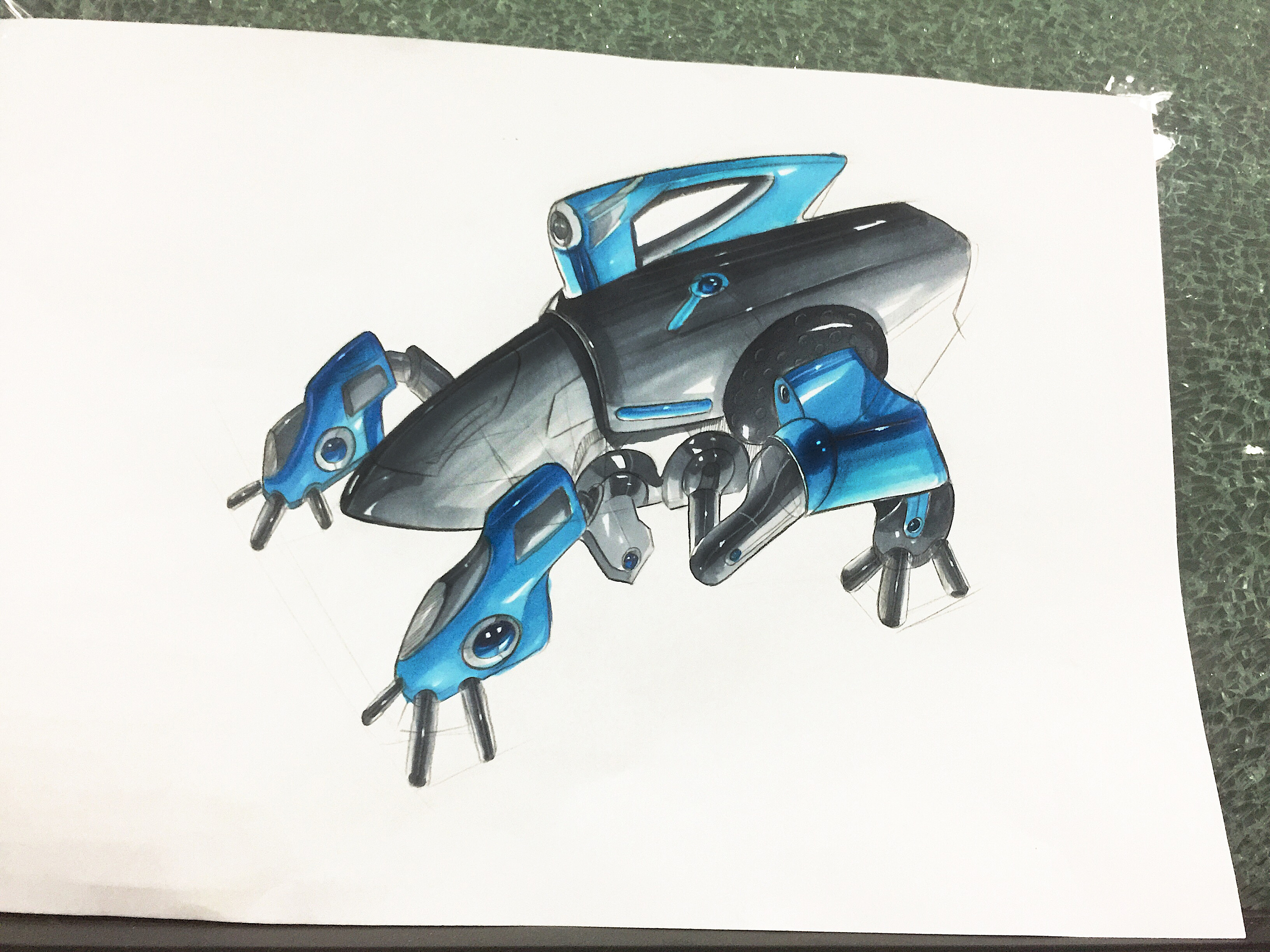 工业设计手绘马克笔技法应该这样教学