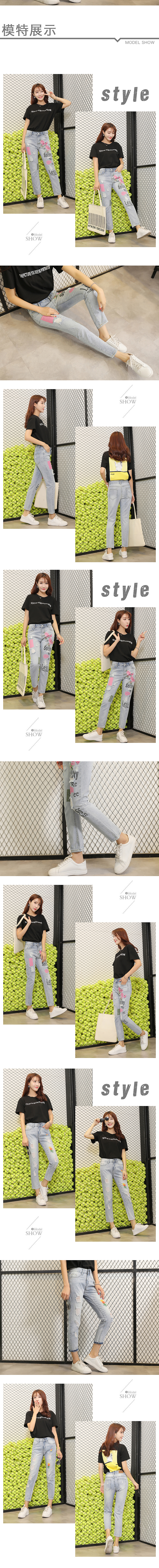 牛仔裤详情设计